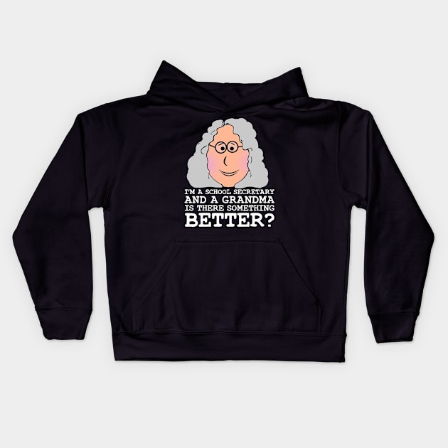 School Secretary Kids Hoodie by TheBestHumorApparel